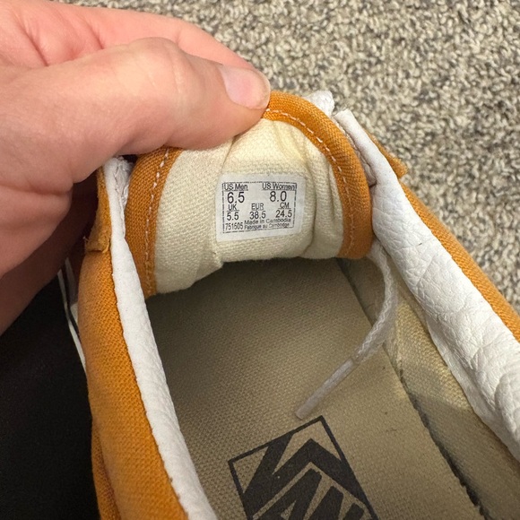 Vans Sneakers Yellow/Gold/Orange/Mustard - Picture 4 of 4